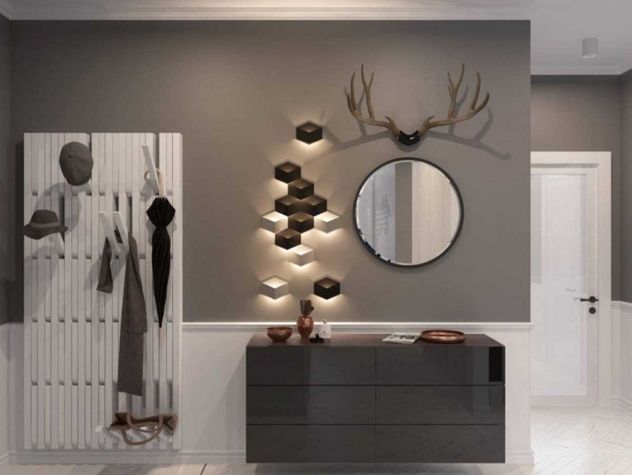 Оригинальные зеркала в прихожую