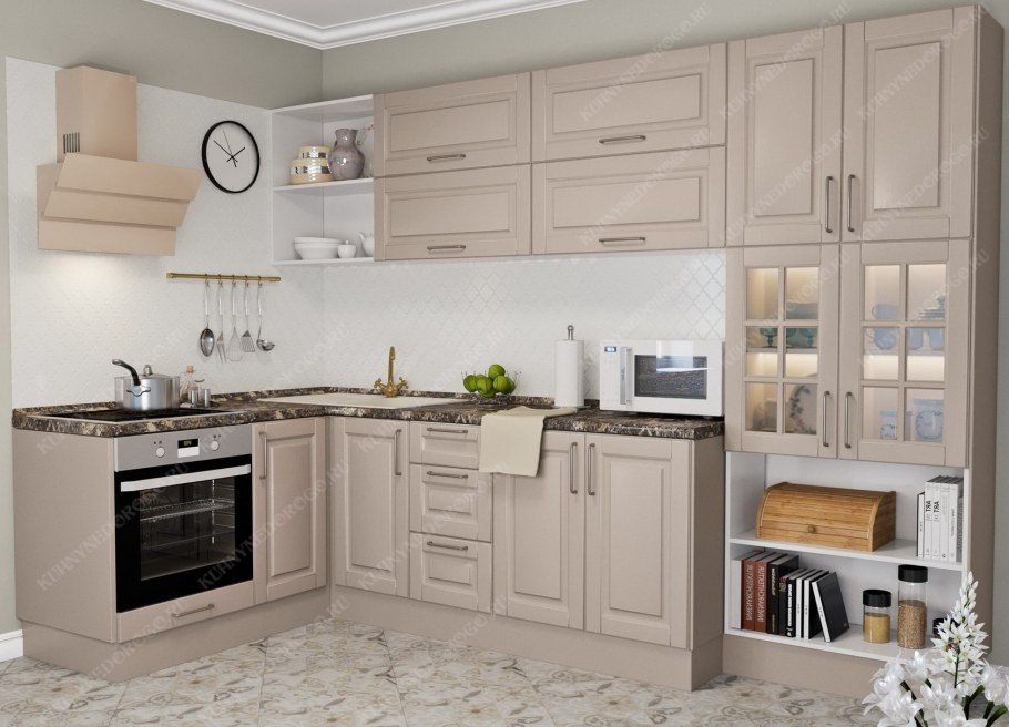 Белая кухня Неоклассика Slotex 2340