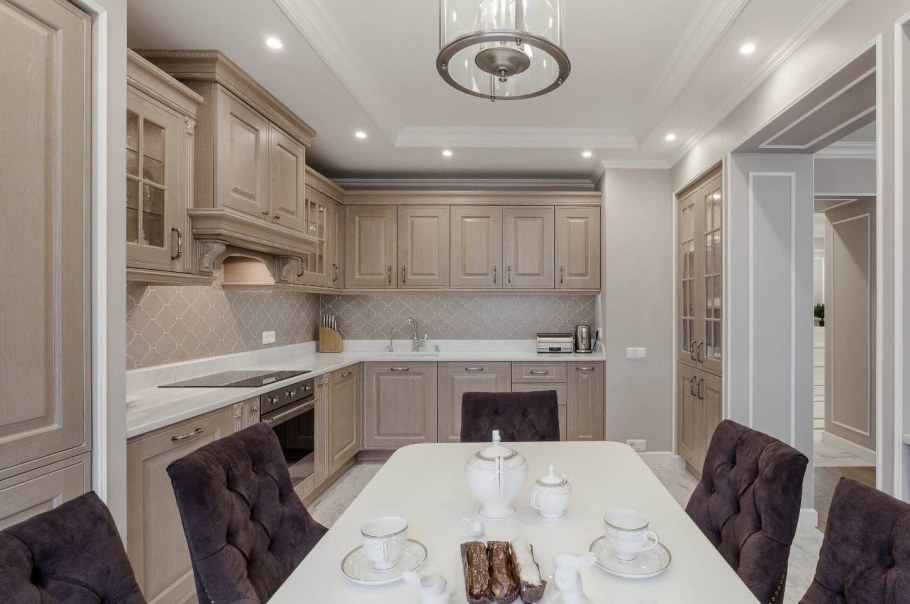 Кухня 8кв м Неоклассика