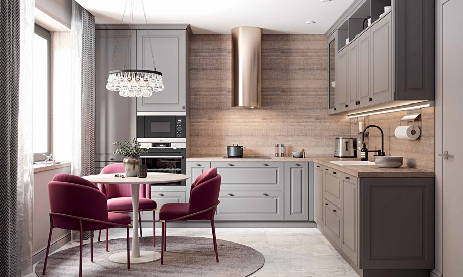 Кухня икеа белая угловая