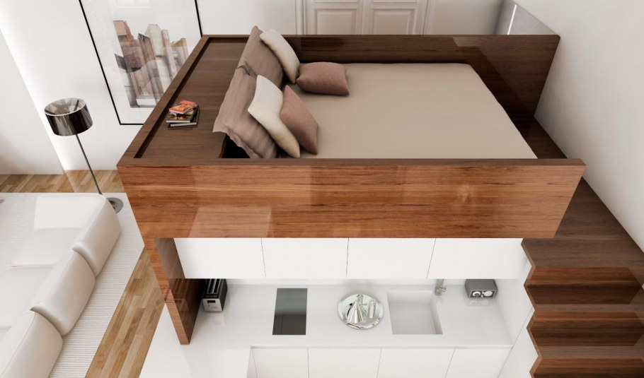 Кровать Антресоль