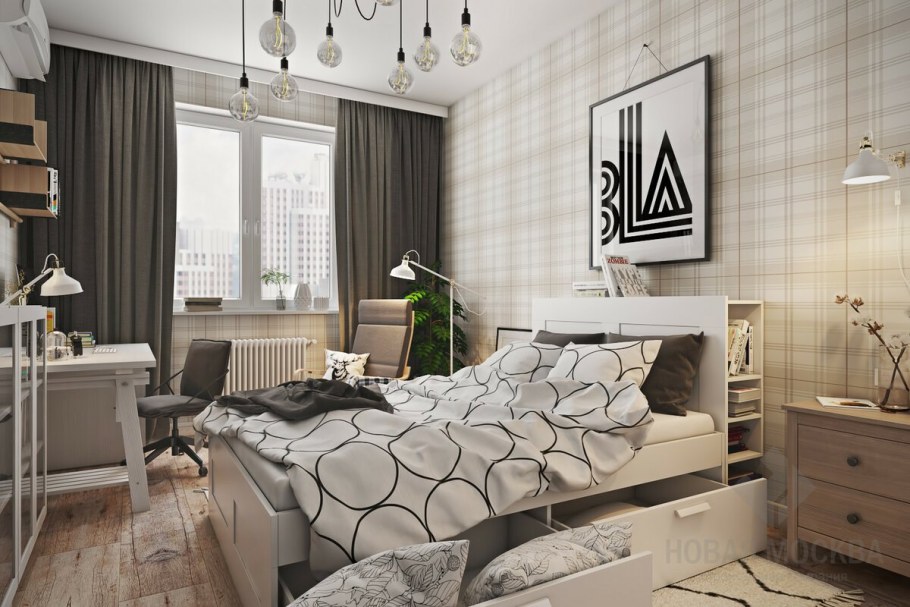 Люстра для юноши в комнату