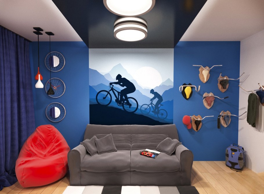 Комната в спортивном стиле