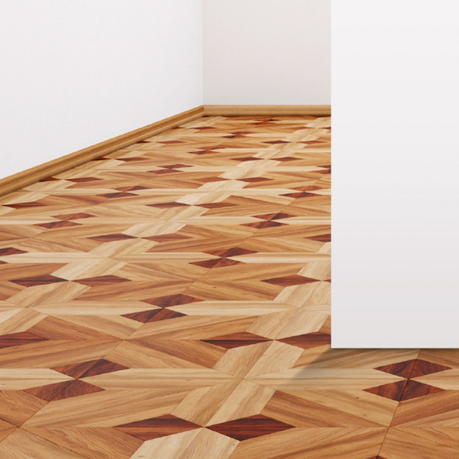 Паркет Engineered Oak Flooring 13/4x90x600 Chevron 45 Grade select , Bevels x4