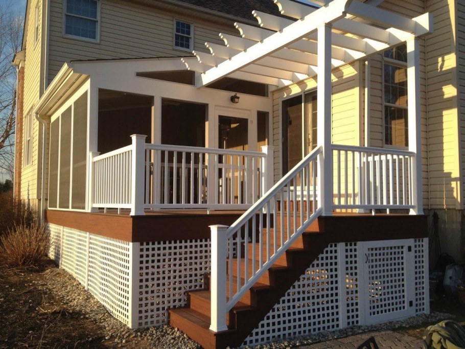 Веранда с внутренним крыльцом