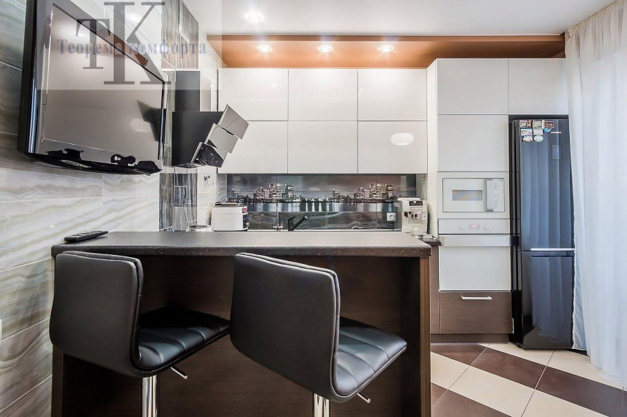 Кухонные фасады в стиле Хай тек