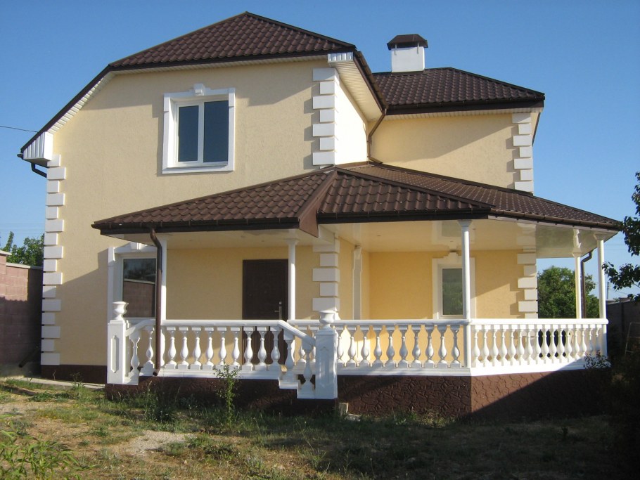 Отделка домов короедом