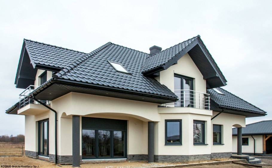 Бежевые фасады домов