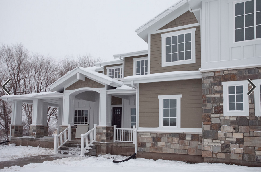 Красивый дом сайдинг