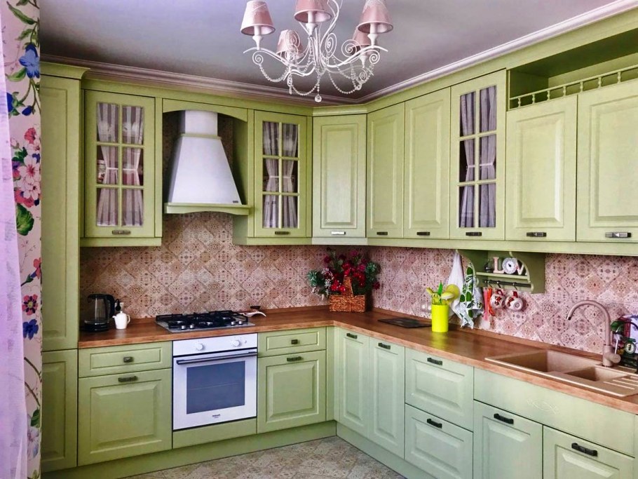 Кухня Мелани Hoff голубая