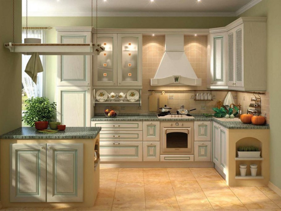 Кухня хрущевка Прованс 5 кв.м