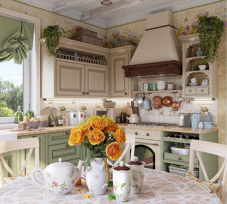 Кухонный гарнитур в стиле Кантри