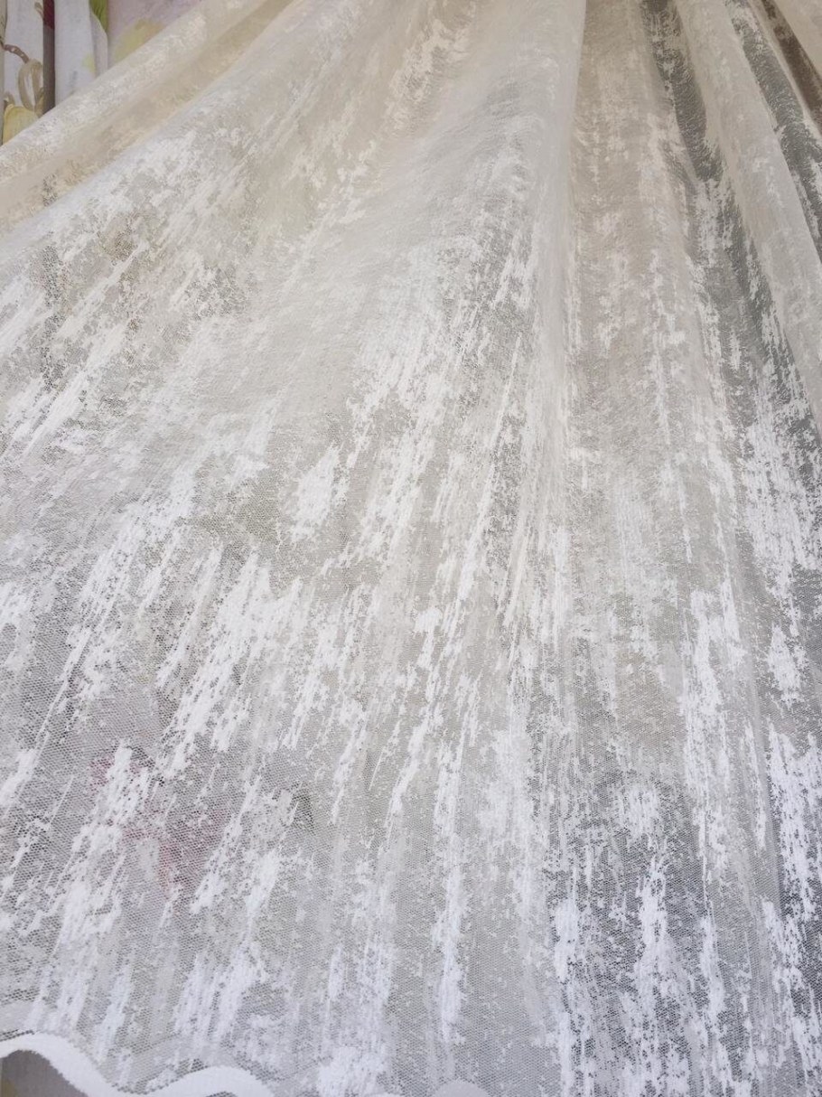 Сетка фентези s19013 мрамор белый 300 см