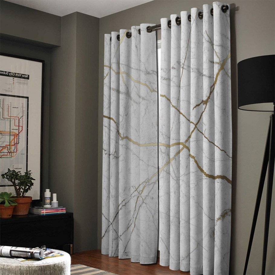 Тюль облако мрамор