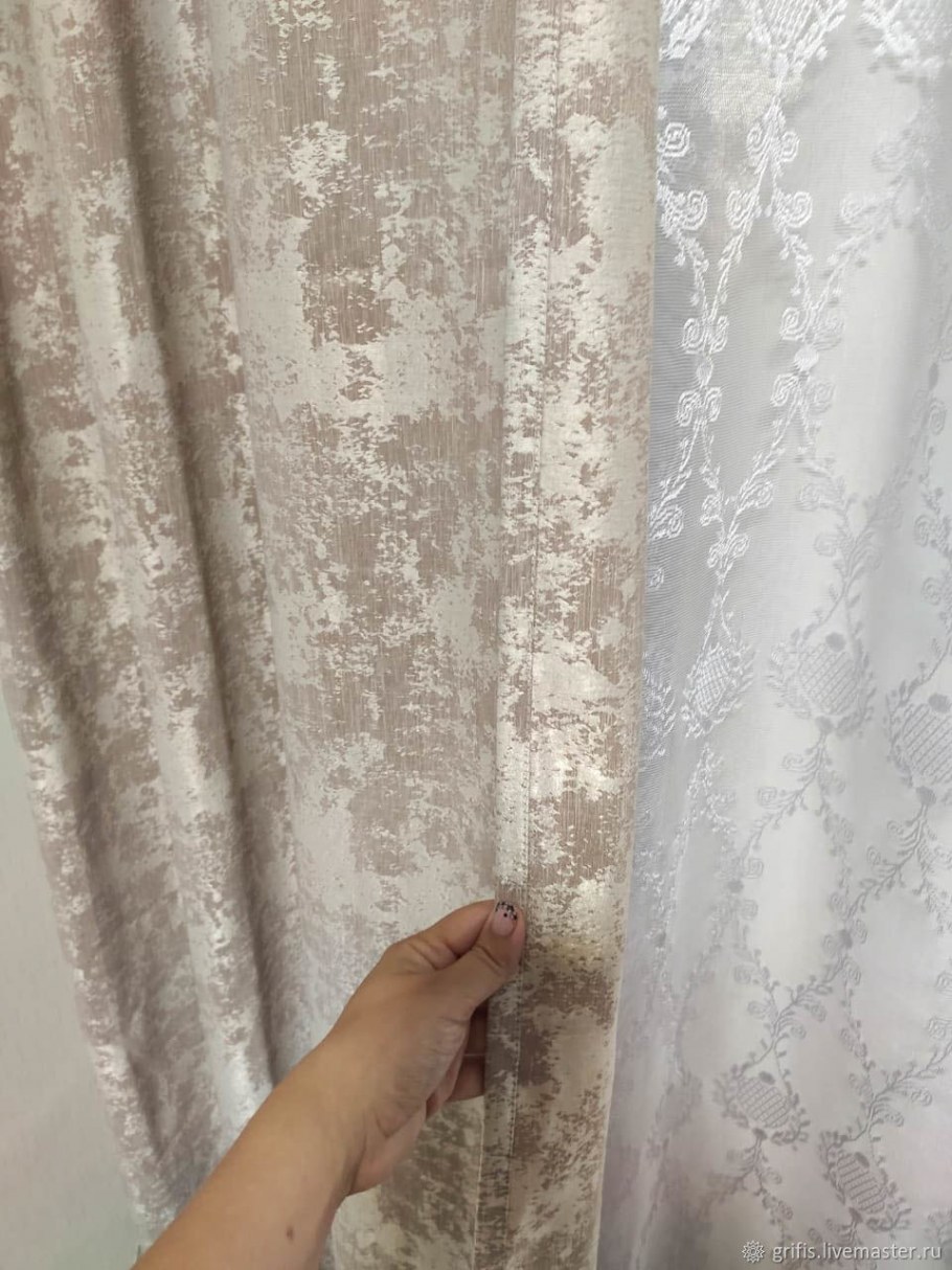 Шторы на кухню мрамор