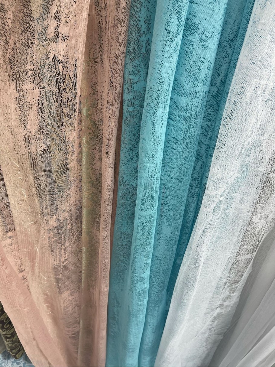 Тюль софтекс мрамор