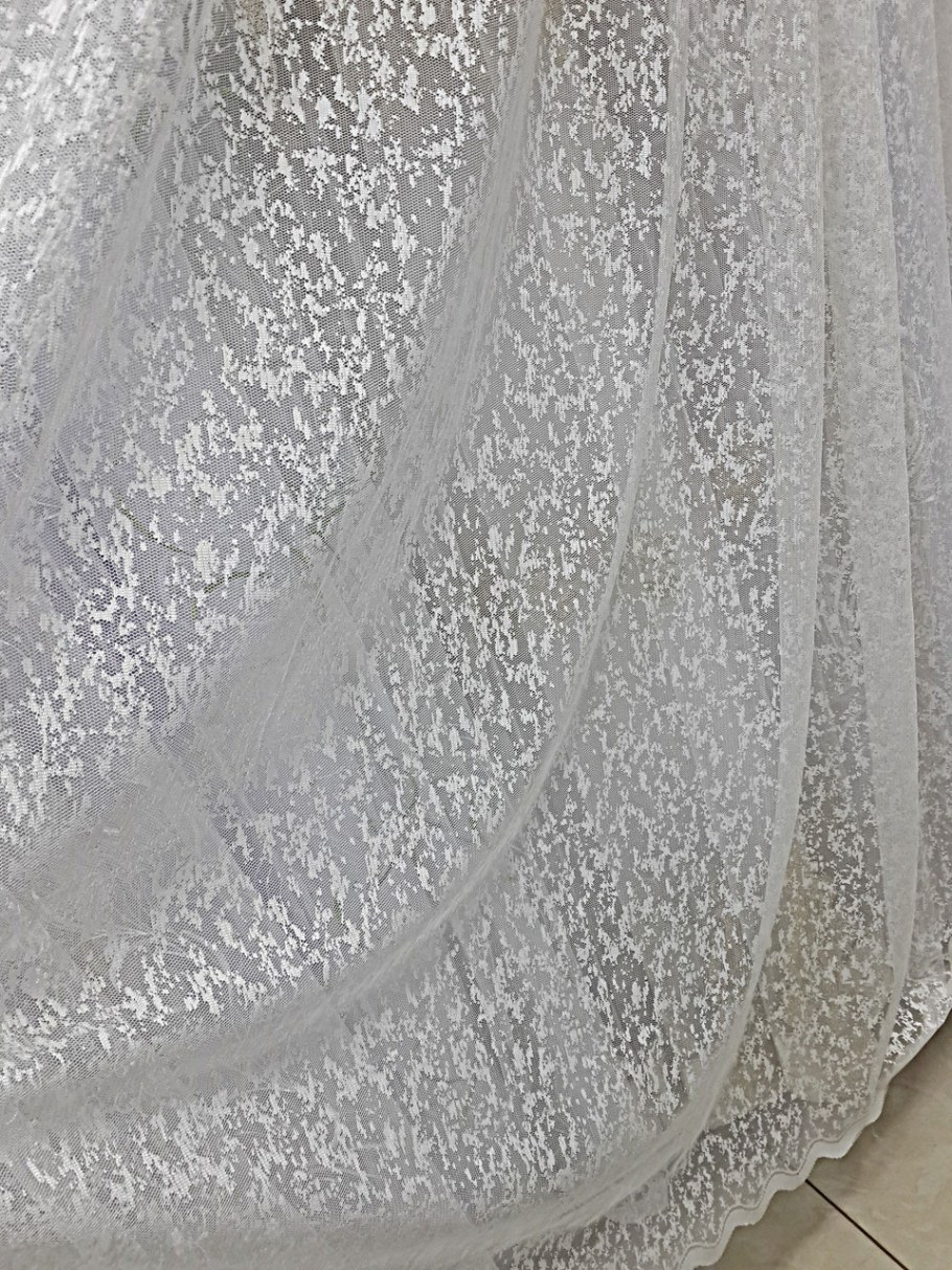 Тюль мрамор мята шир 4м