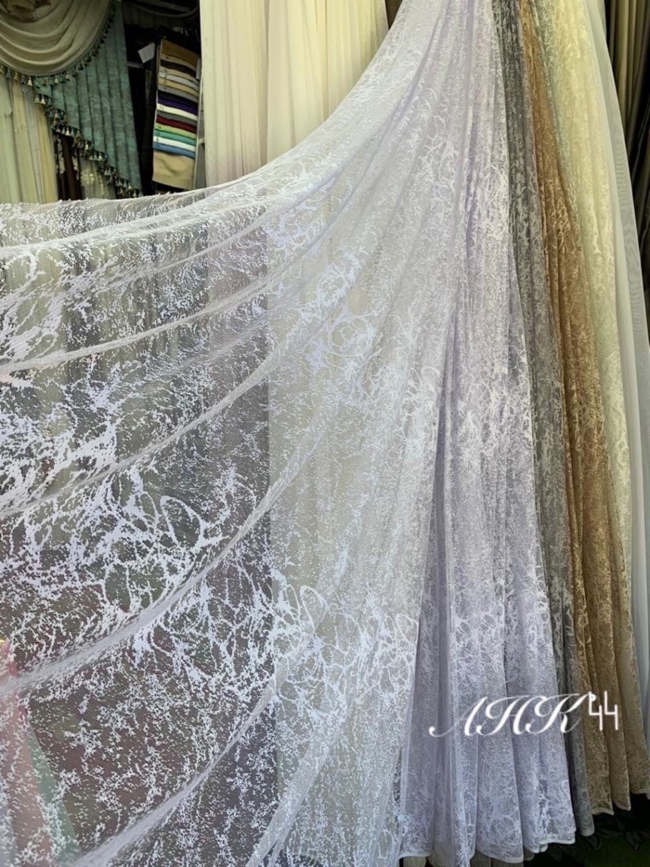 Тюль мрамор