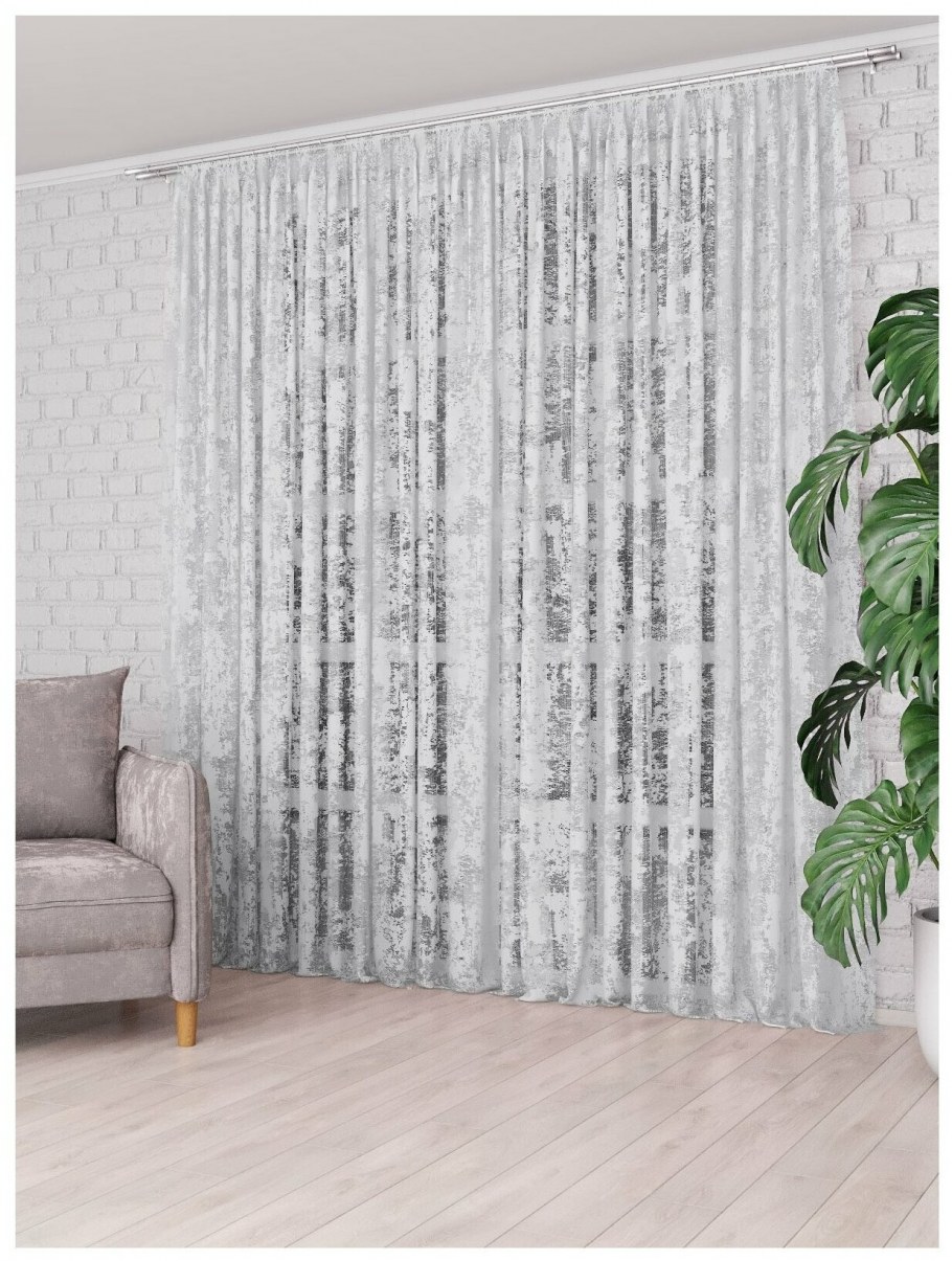 Мраморная тюль