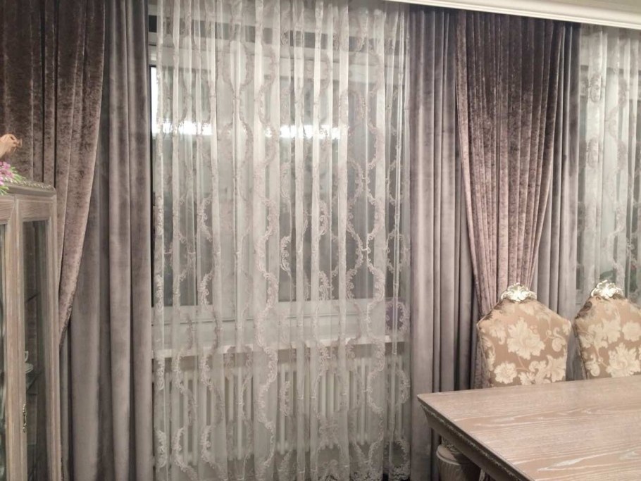 Тюль мрамор