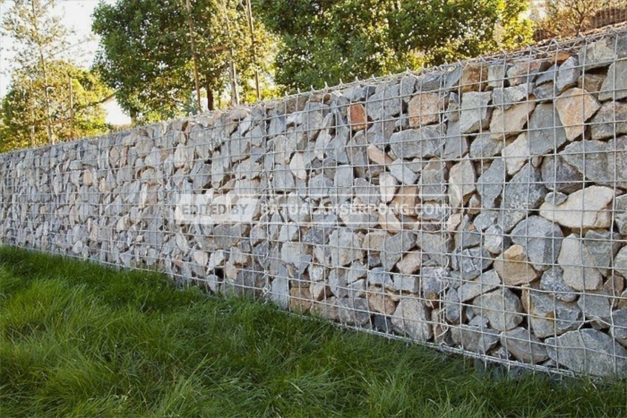 Габионы пирамидой