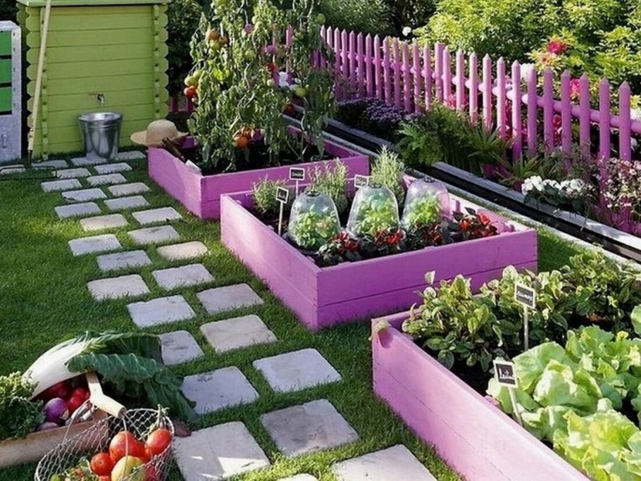 Оригинальные цветники