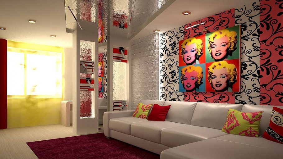 Квартира в стиле поп арт