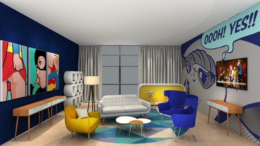 Поп-арт в интерьере