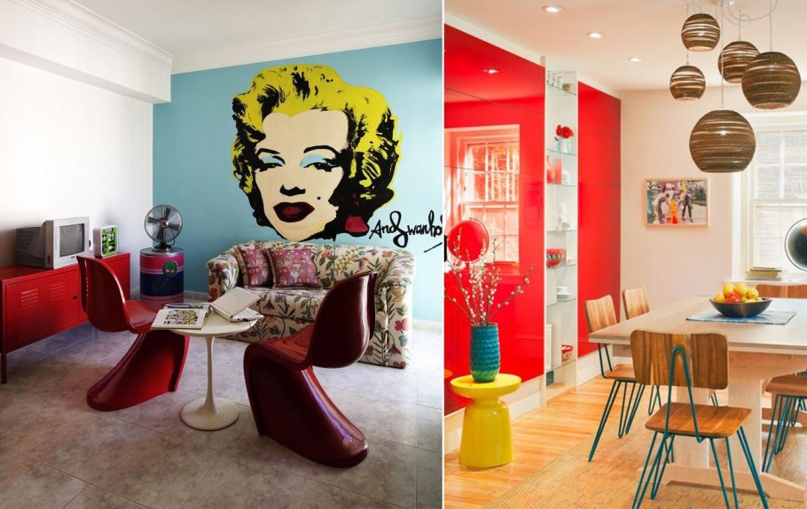 Стиль поп-арт в интерьере