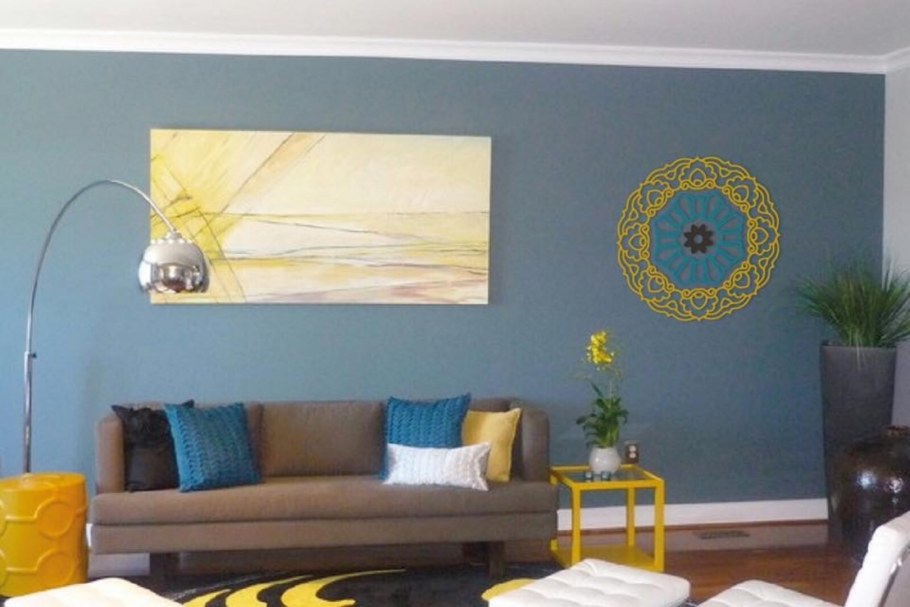 Желтый цвет в интерьере