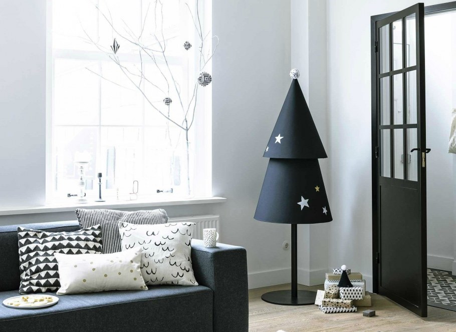 Голубые звезды декор