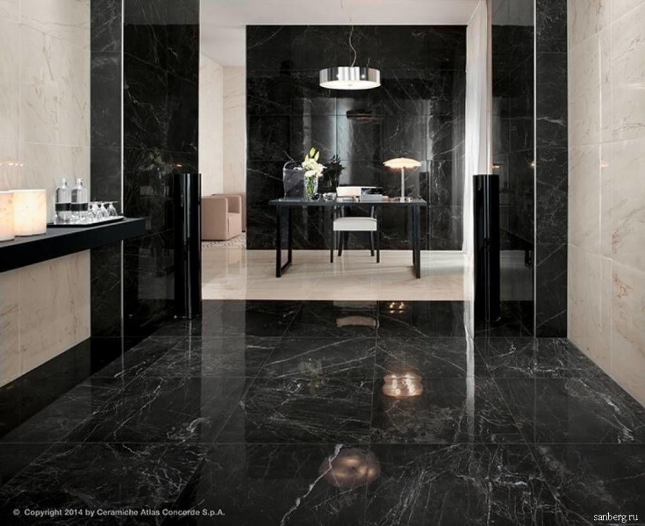 Керамогранит AVGG Marvel Noir St.Laurent 60x60