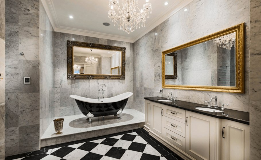 Ванна арт деко мрамор