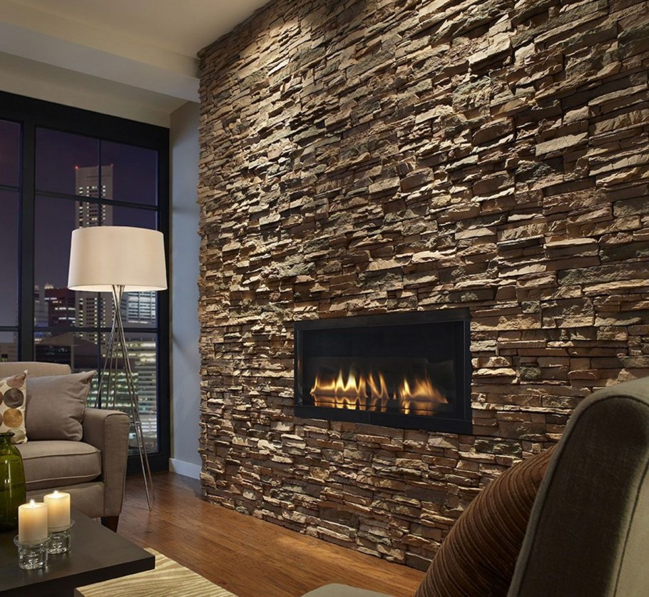 Каменная декоративная панель