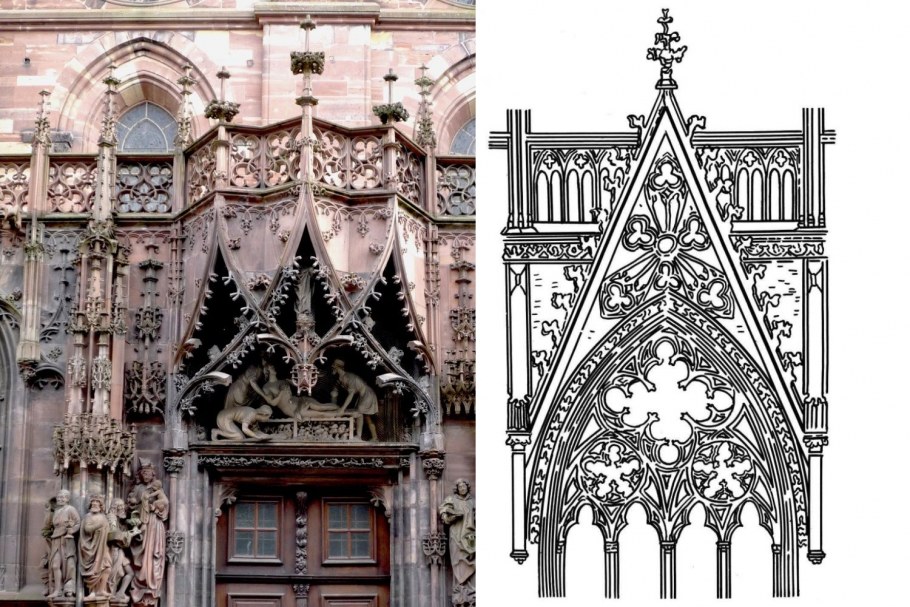 Вимперг Кельнского собора
