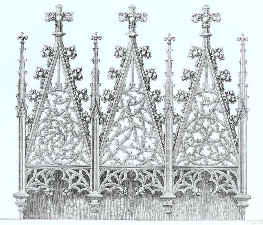 Амьенский собор стрельчатая арка