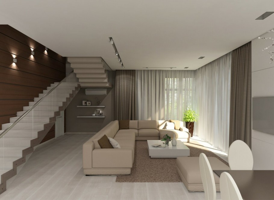 Современные интерьеры домов