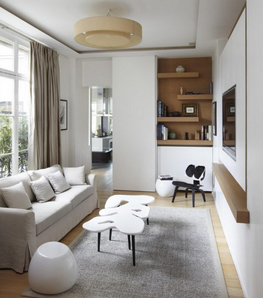 Ковер в гостиную в скандинавском стиле