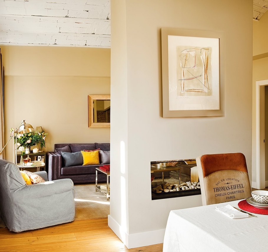 Теплые цвета стен в интерьере