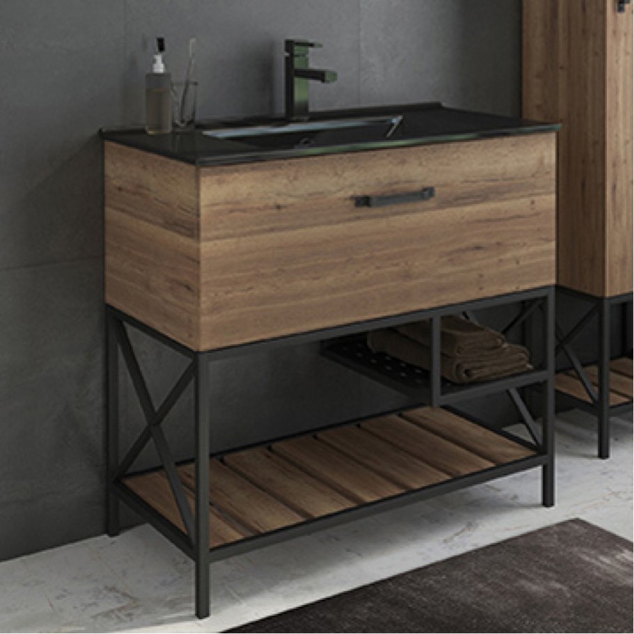 Тумба под раковину 75 см лофт