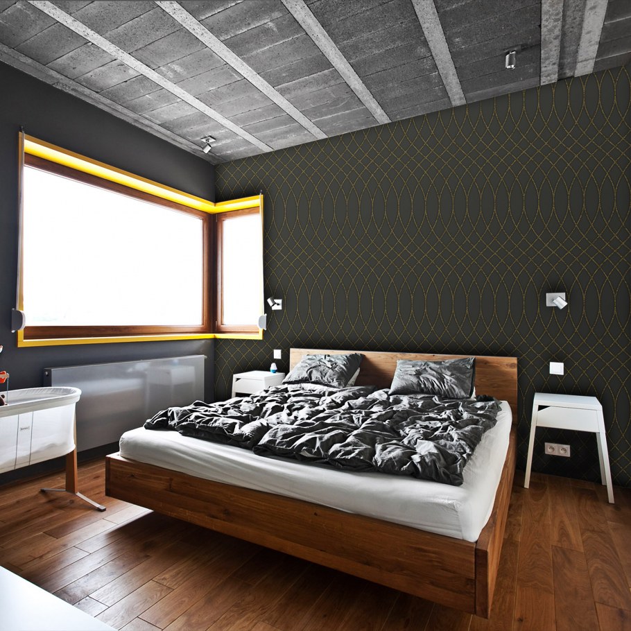 Современный интерьер спальни