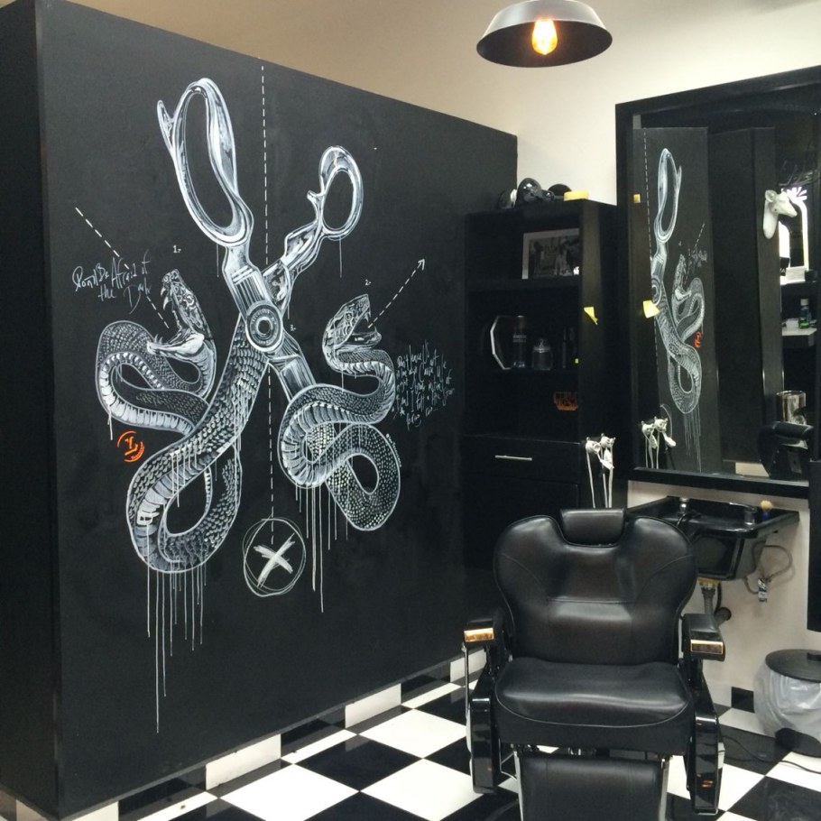 Салон красоты в деревянном стиле