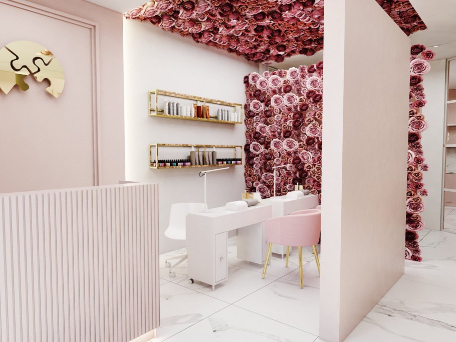 Декорации для салона красоты