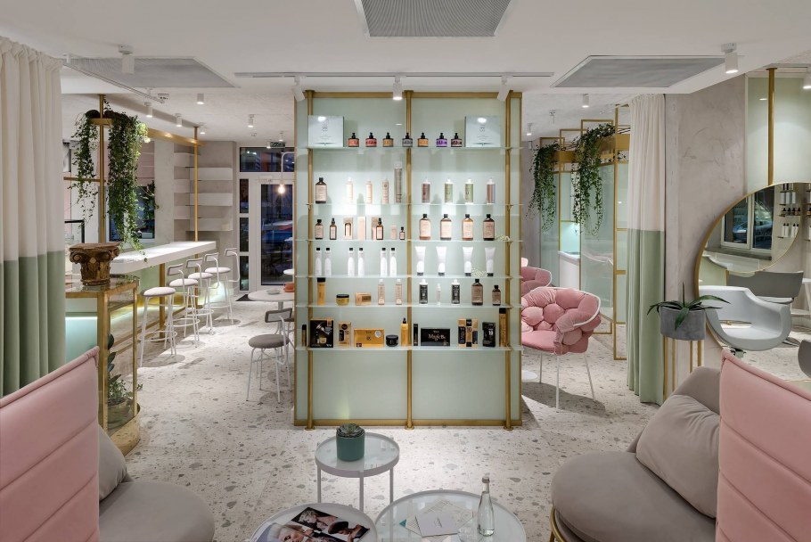 Салон красоты в стиле Хай тек