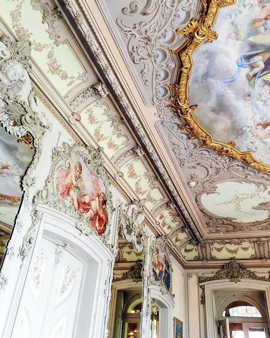 Гобелен в интерьере Барокко