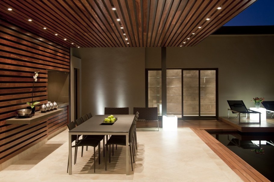 Рейки в интерьере