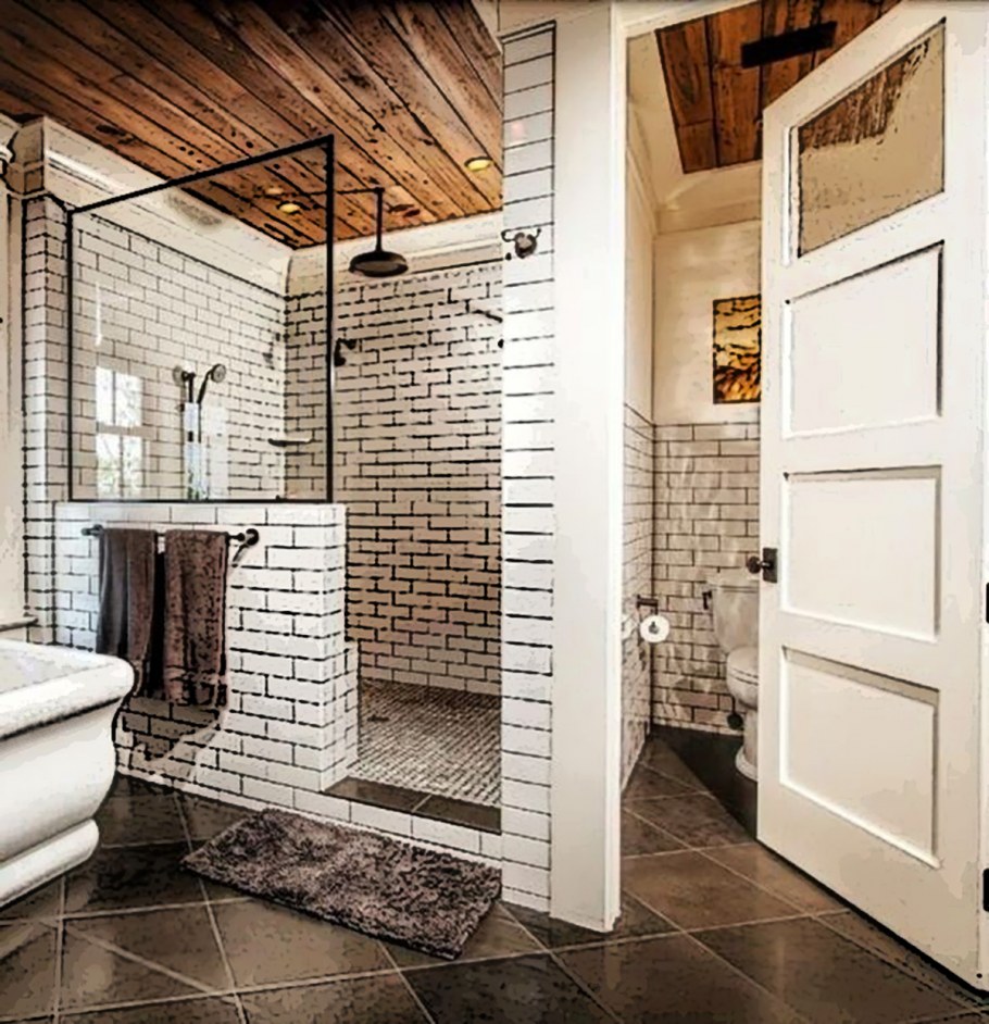 Отделка душевой комнаты