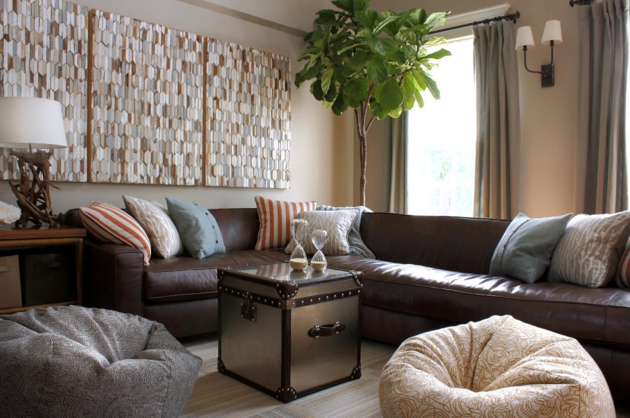 Диваны в интерьере гостиной