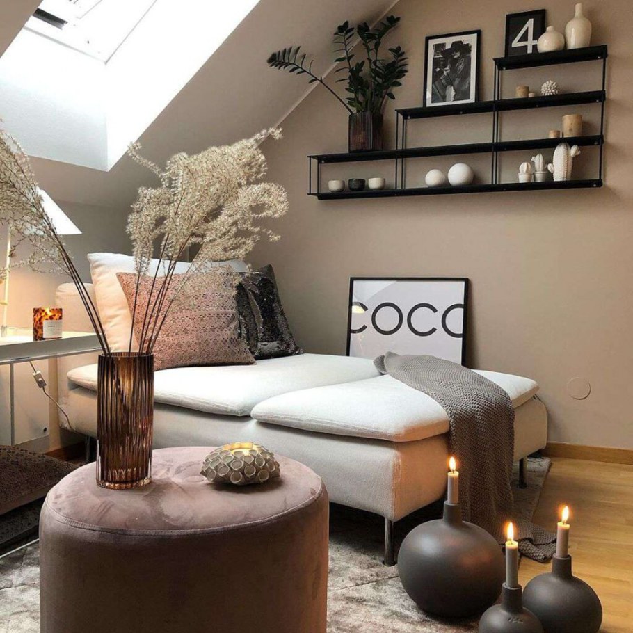 Коричневый декор в интерьере