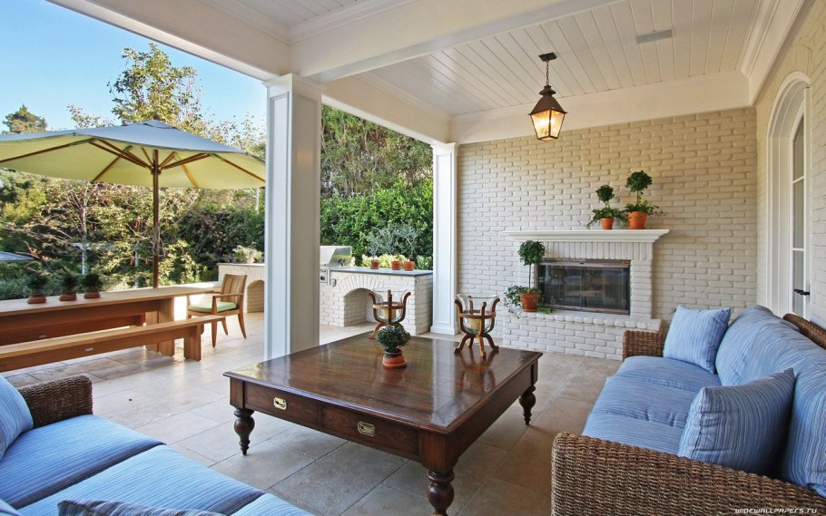 Застекленная веранда в скандинавском стиле